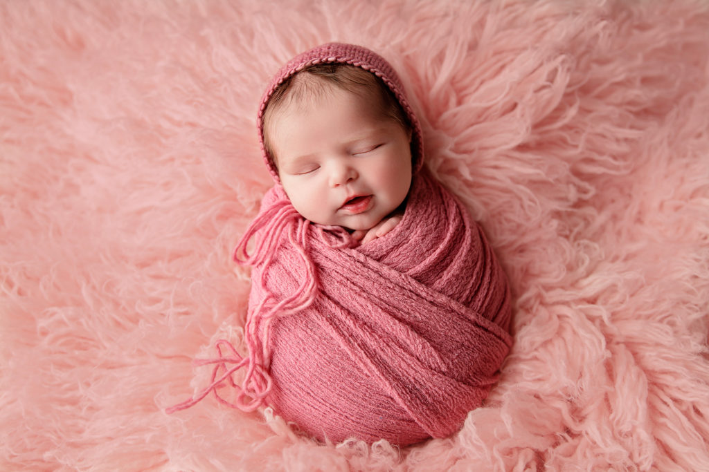 Boise Idaho Newborn Photographer Newborn Girl Studio Session